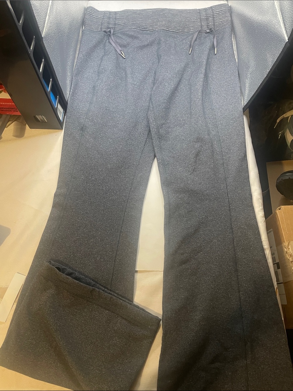 lululemon athletica Dark Gray Flare Leggings